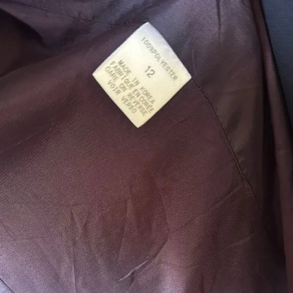 Tahari One Button Long Coat - Picture 4 of 5